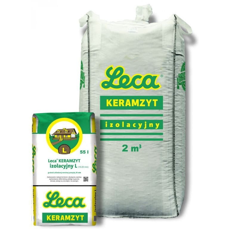 Keramzyt 04-20 mm Big Bag, 1,5m3 Izolacyjny S