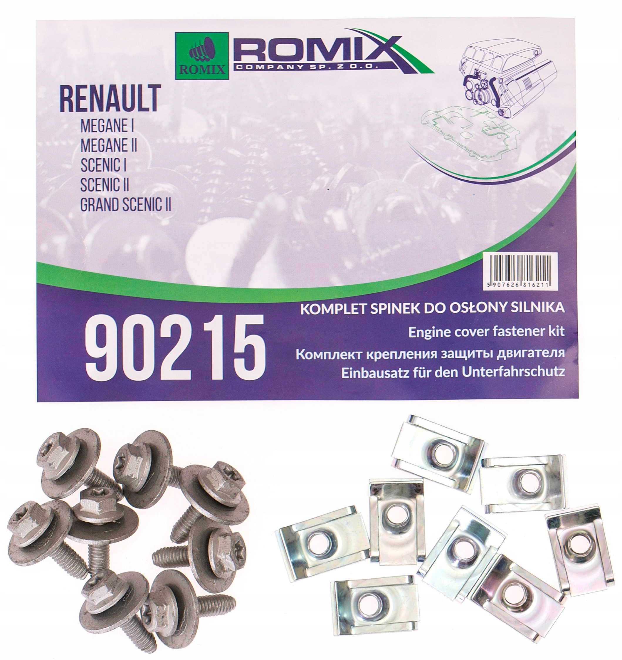 Renault Scenic I DIESEL 96 03 Oslona spinki Engine Type Diesel