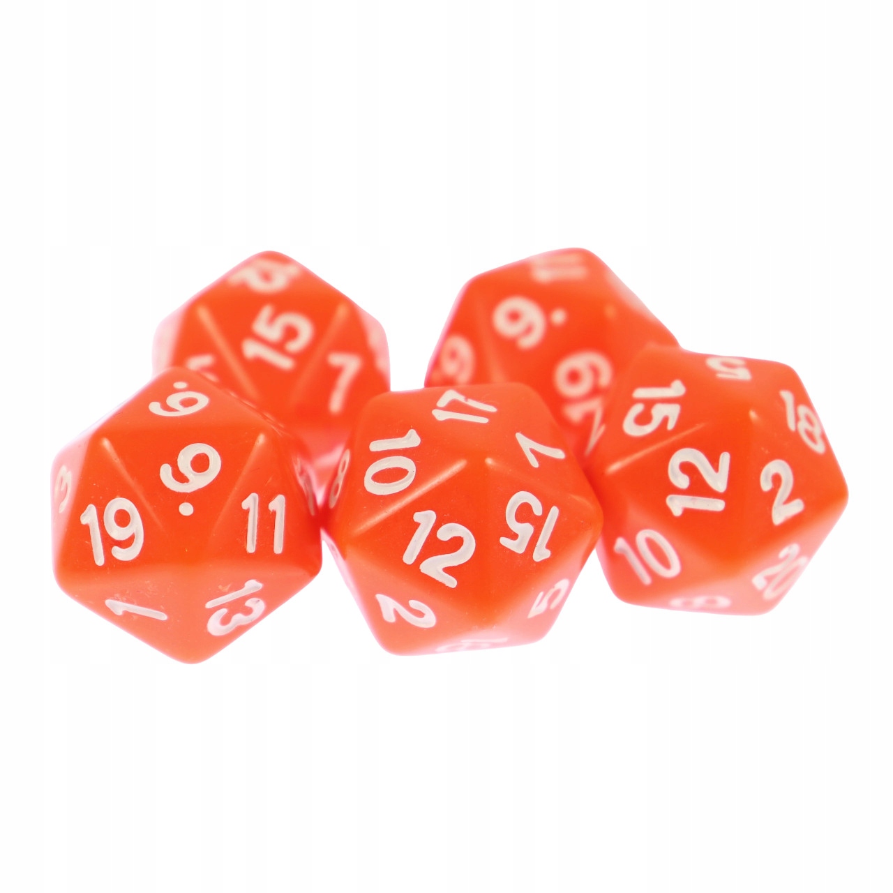 ZESTAW 2 KOSTEK K20 RPG POMARAŃCZOWA KOŚĆ DWUDZIESTOŚCIENNA Producent RGFK