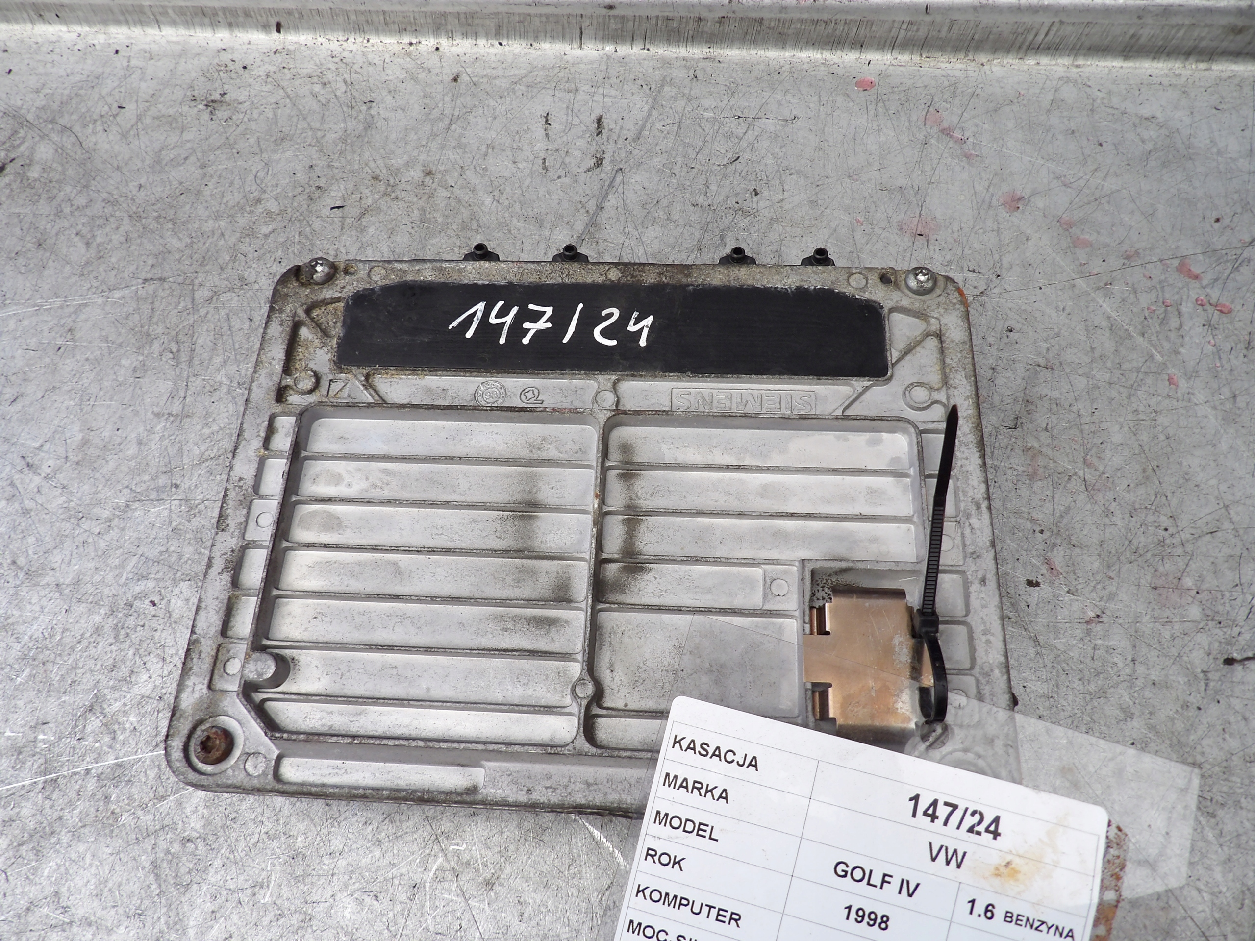 VW Golf IV computer, control unit 06A906019AK 5WP4371