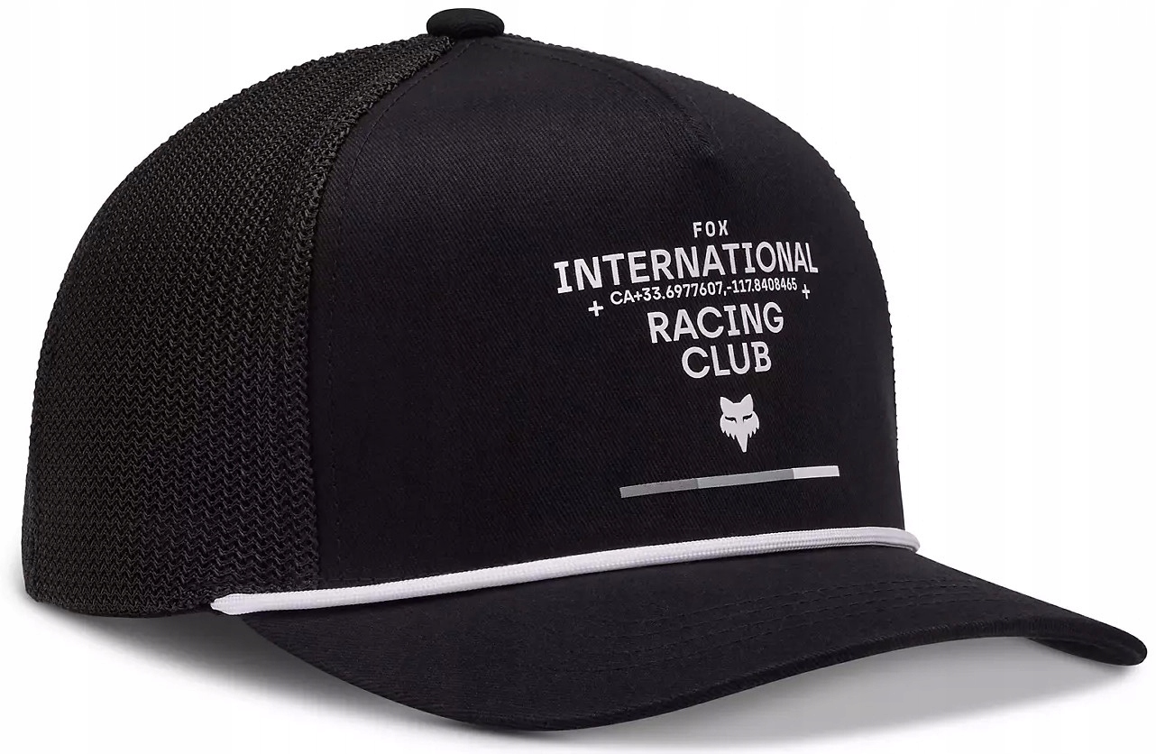 Dětská kšiltovka Fox Numerical Snapback Trucker Youth černá