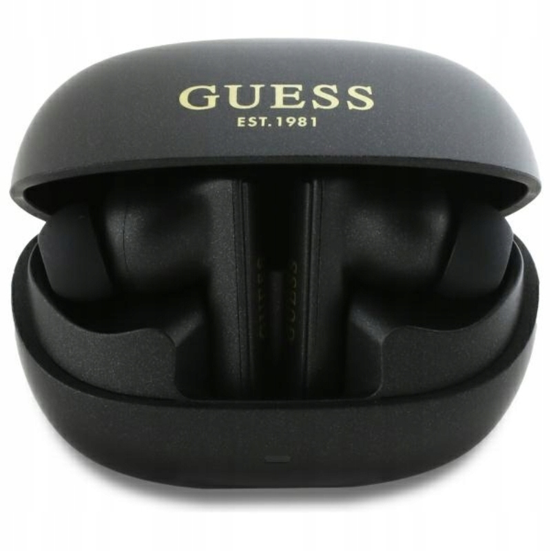 Guess Capsule Tws Bluetooth 5.3 Anc Enc černá sluchátka s nabíjecím pouzdrem