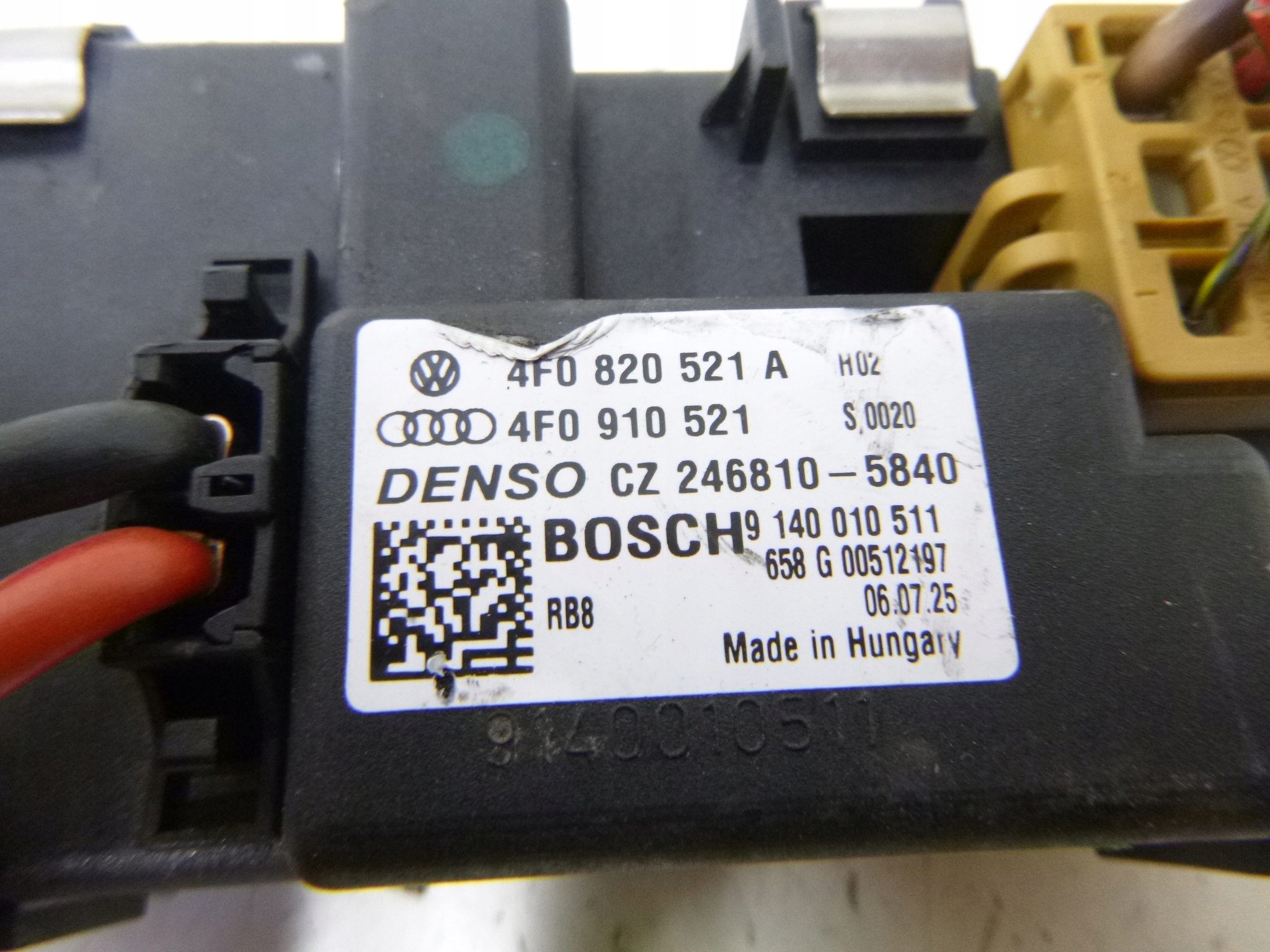 resistor, rheostat, regulator heater fan resistor Audi A6 C6 2006r. 4F0820521A