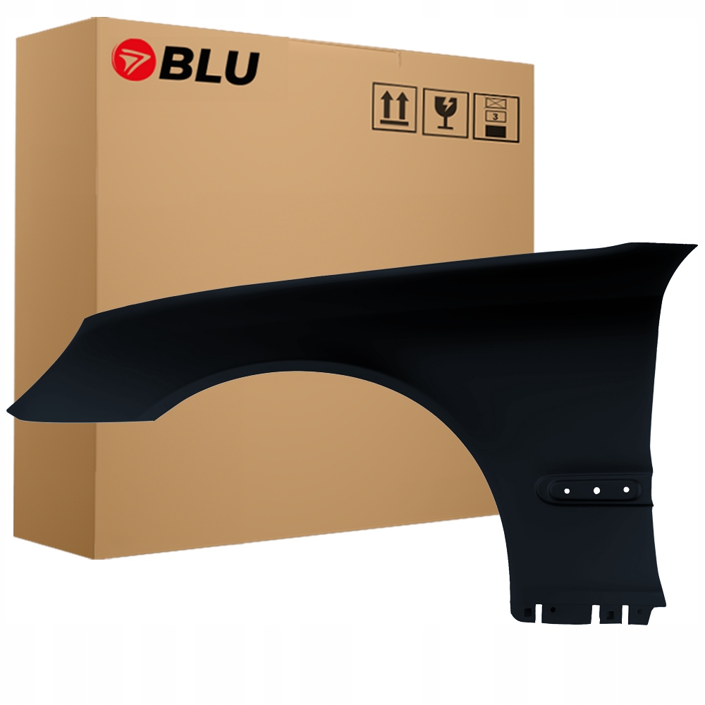 Blu Blatník Mercedes C W203 768 levý černý 00-07 přední DiamantSchwarz
