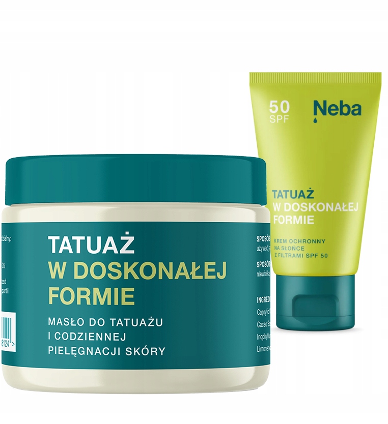 

Masło Neba 200ml, Krem z Filtrem do Tatuażu 50 Spf