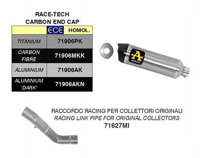 Aprilia RSV4 Rr/rf Tuono V4 1100 2015 Arrow Tlmič