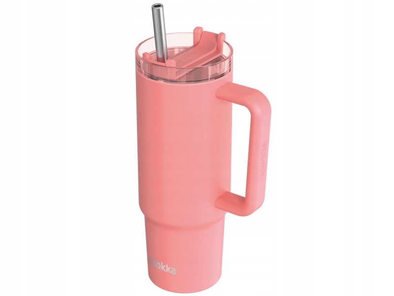 Quokka Vibe Smartgrip, kubek termiczny ze stali nierdzewnej Coral, 880ml, 40381