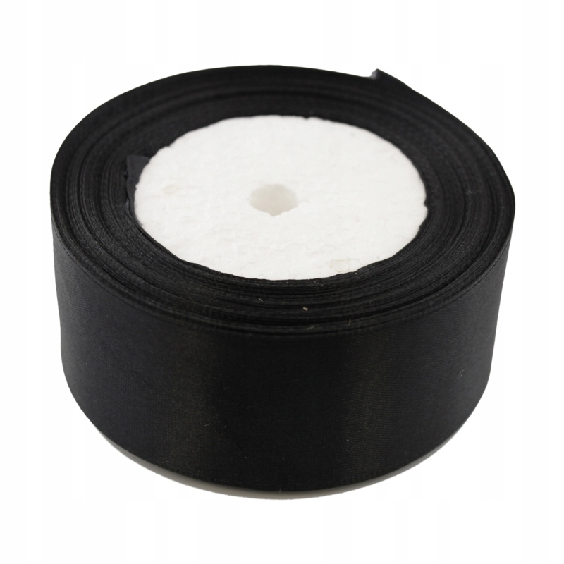 

Tasiemka Satynowa 4 cm Wstążka Atłasowa czarny