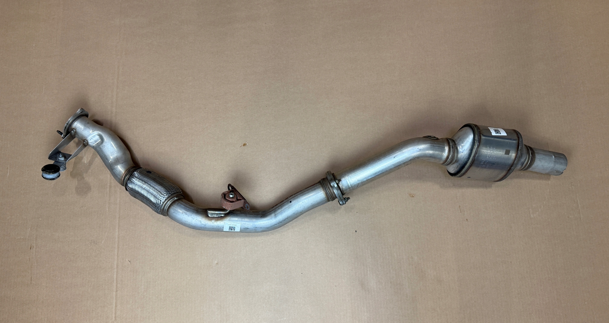 AUDI A6 A7 4G 2017 pipe exhaust+catalyst 4G0253350H 4G0254400F 38km