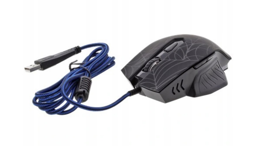 Myszka gamingowa dla gracza 3200DPI optyczna LED Interfejs USB