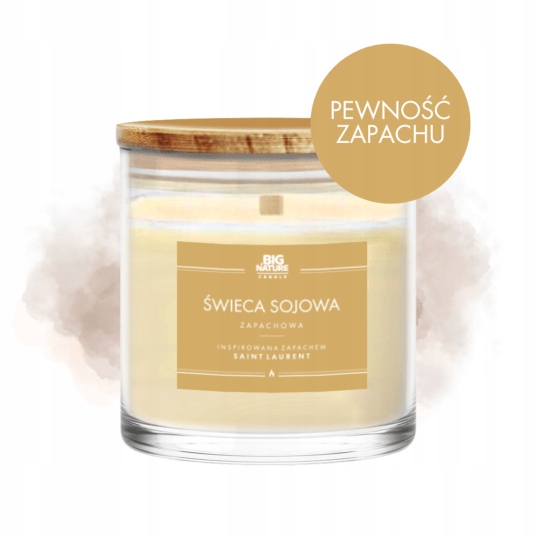 Świeca sojowa zap. insp. SAINT LAURENT 215g - BIG NATURE CANDLE — 3