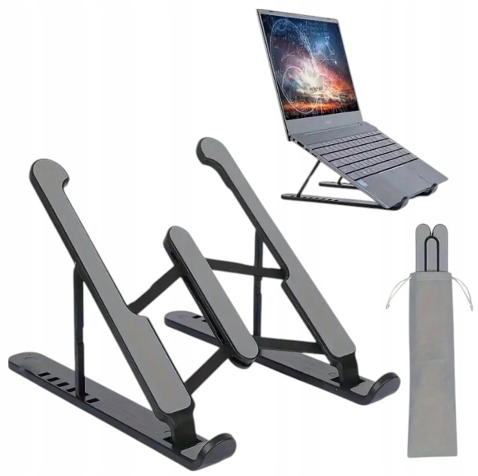 Podstawka Pod Laptop Tablet Składana Regulowana Stojak Pulpit Nut Książki