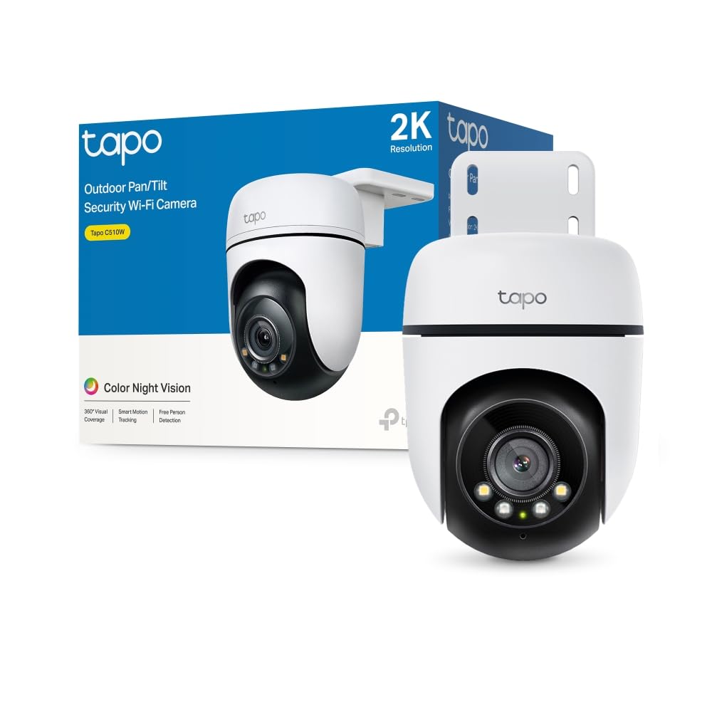 TP-LINK TAPO C510W Kamera Zewnętrzna 360° 2K IP65 Nocne Widzenie Audio — miniatura 7