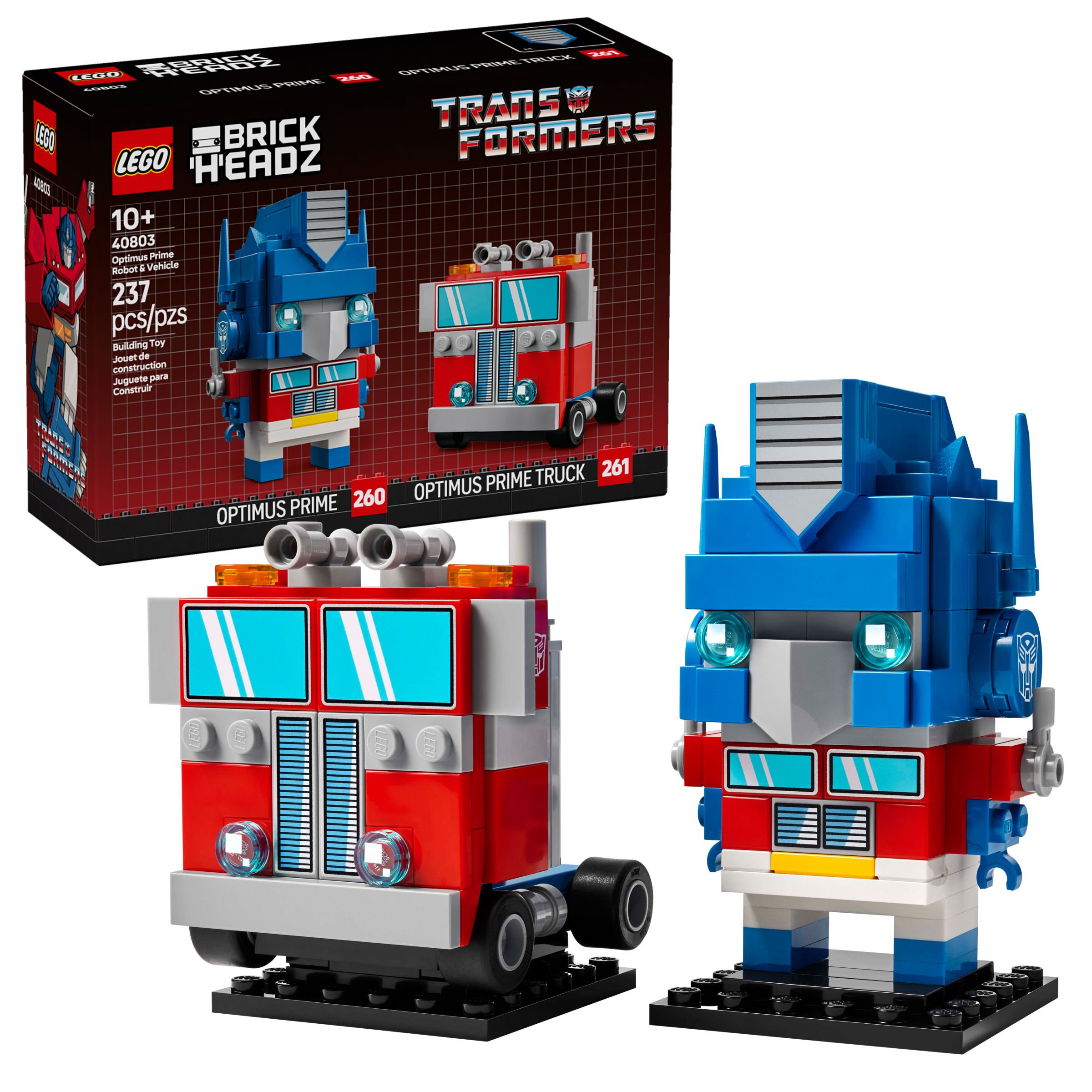 Lego BrickHeadz 40803 Robot a vozidlo Optimus Prime Stavebnice Originální Nové
