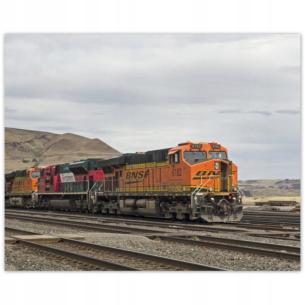 

Plakat 50x40 Pociąg Kolej Tory Widok