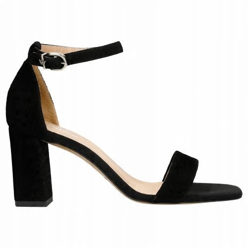 

Buty Wojas Sandały damskie skóra czarne r. 39