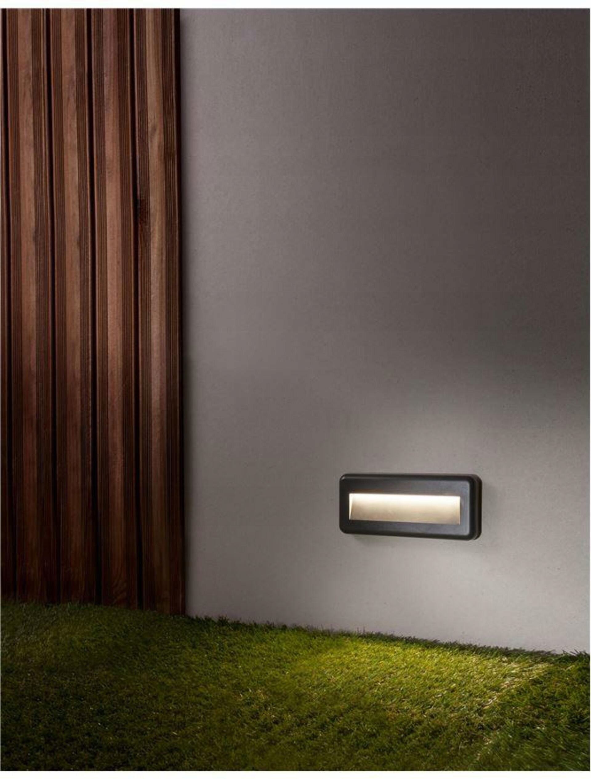 Nova Luce venkovní nástěnné svítidlo Pulsar tmavě šedý Abs Led 4W 3000K 220