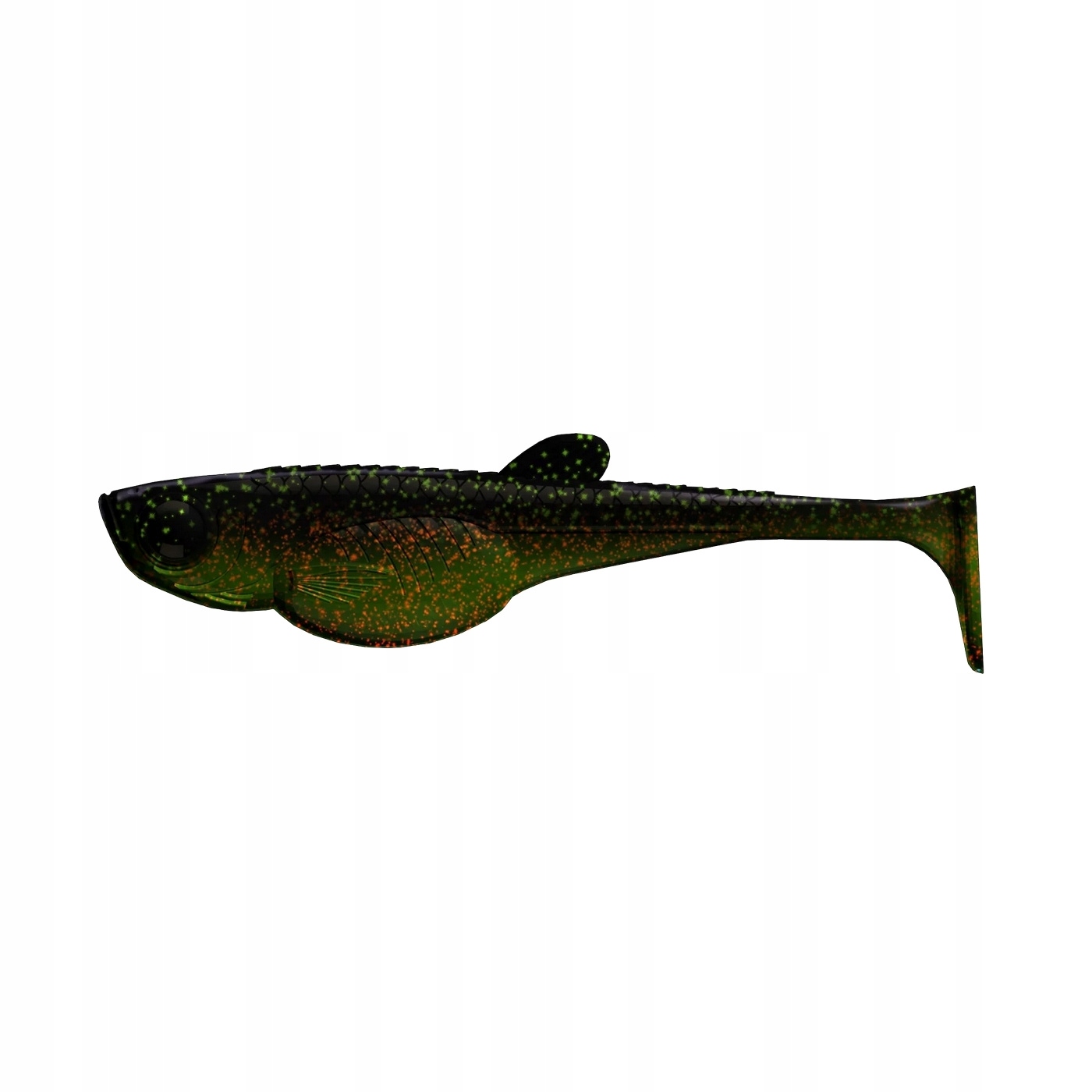 Libra Lures Embrion Shad 4'' 10cm 8g No Scent 132 Motor Oil Green