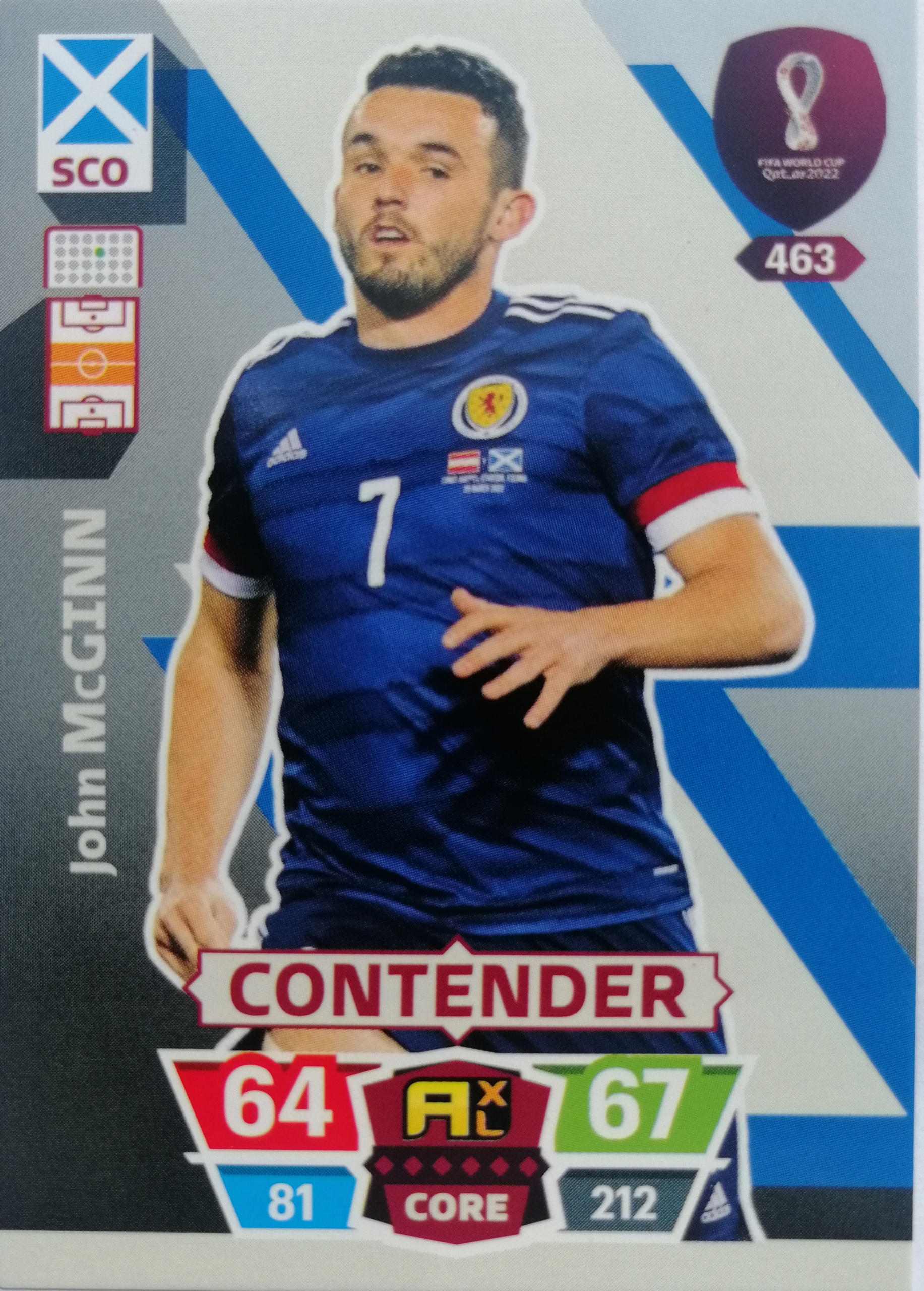 World Cup Qatar 2022 Contender Szkocja 463 McGINN