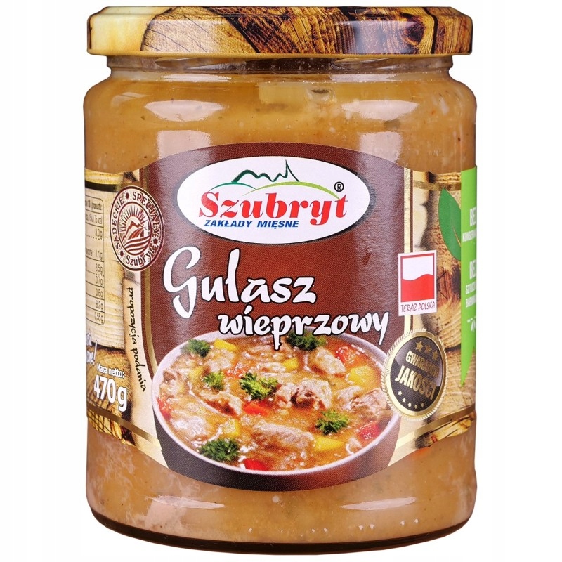 Levně 3x Vepřový guláš Szubryt 470 g