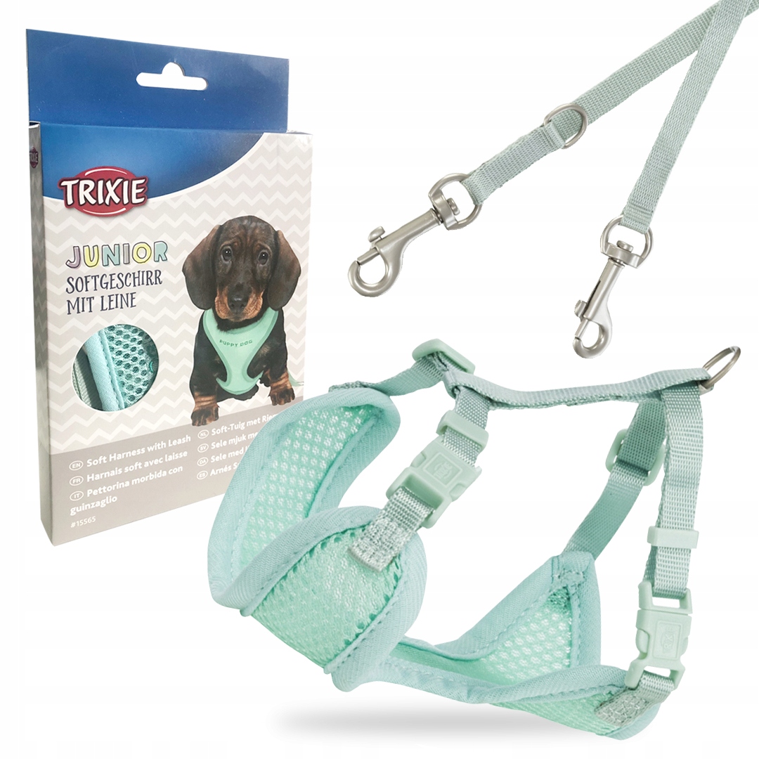 

Szelki Ze Smyczą Psa Trixie Junior 26-34cm/10mm/2m