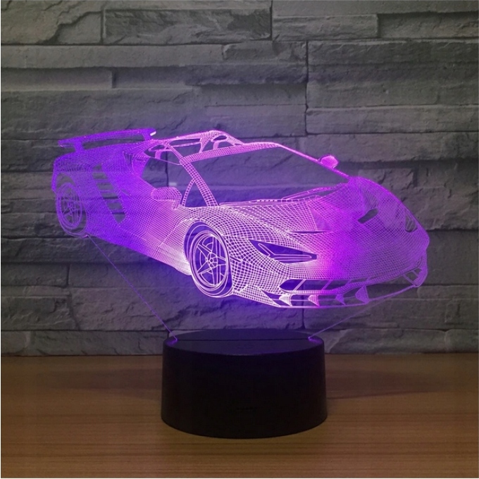 Lampka Nocna 3D AUTO SAMOCHÓD Lamborghini LED Kod producenta ZAB-28