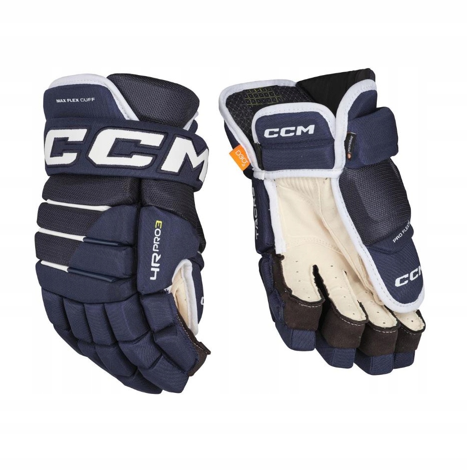 CCM Rukavice CCM Tacks 4R Pro3 Sr, Senior, 14", tmavě modrá-bílá
