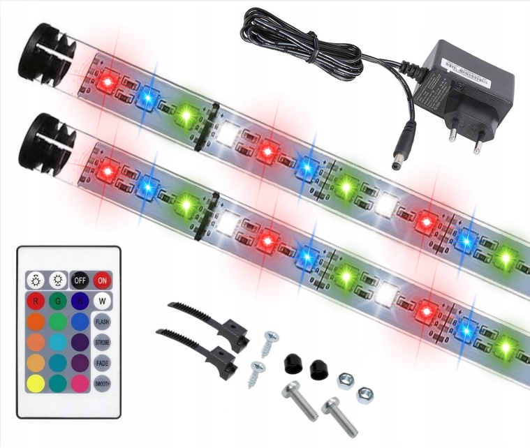 Levně Led Osvětlení Do Akvária Led Lampa Do Akvária Rgb Pilot 2x50cm Set