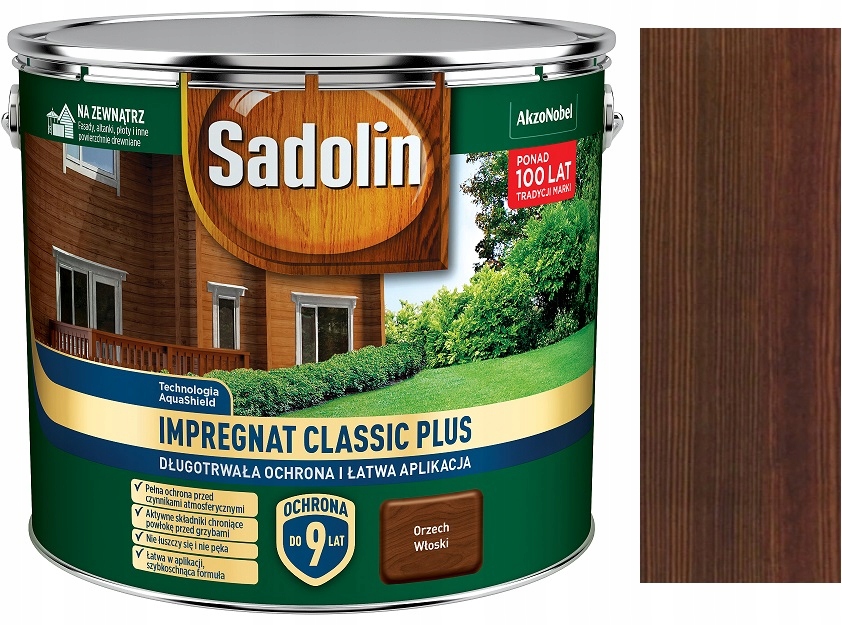 Sadolin Classic Plus Orzech włoski 9L