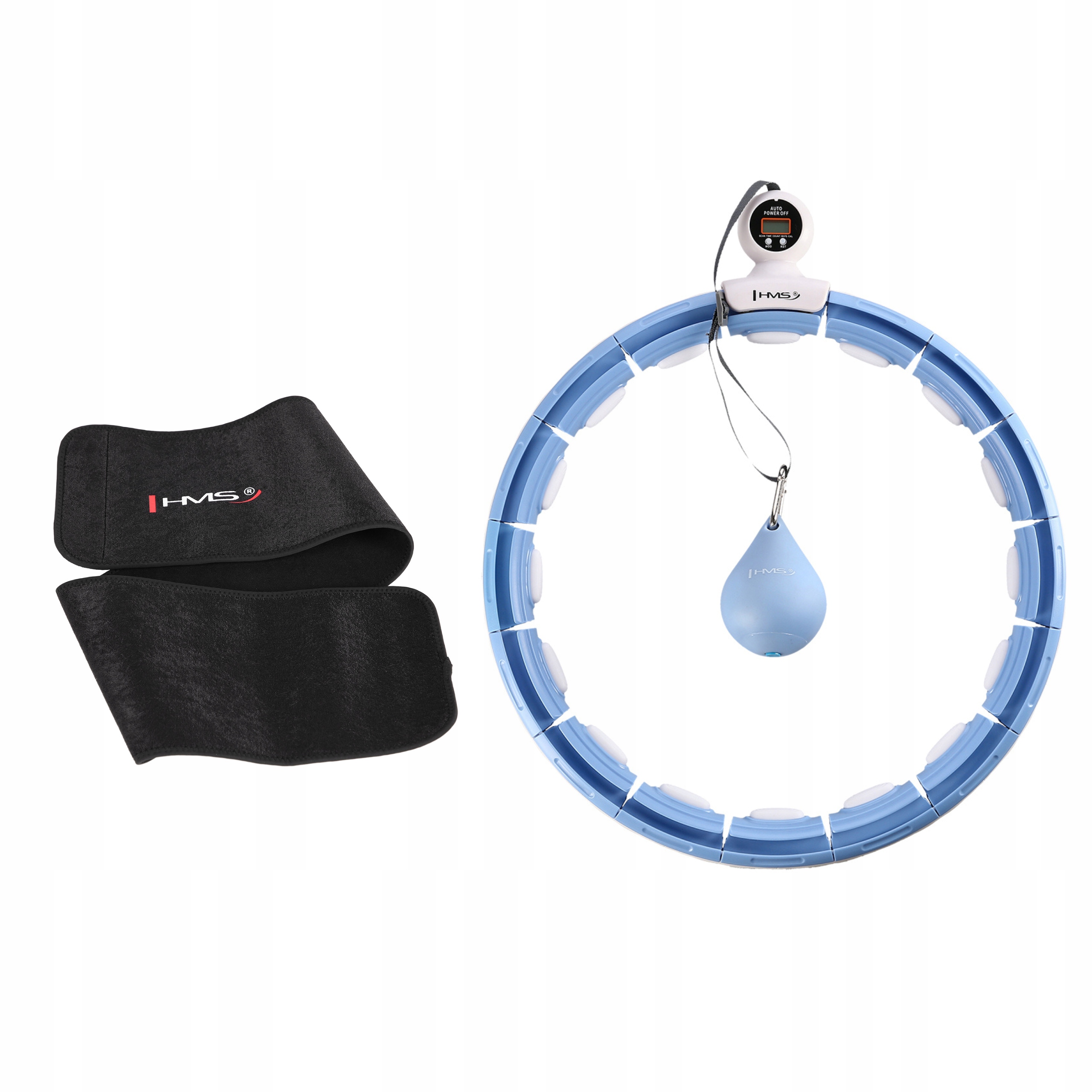 Hula Hoop Magnetický neoprenový pás s gravitačním míčem pro cvičení, sada
