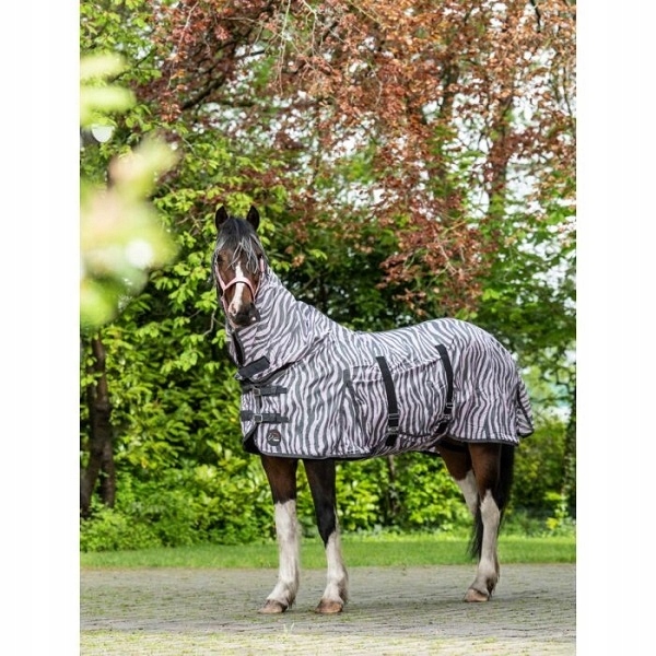 Derka siatkowa z kapturem -Zebra Rose- Hkm r.145