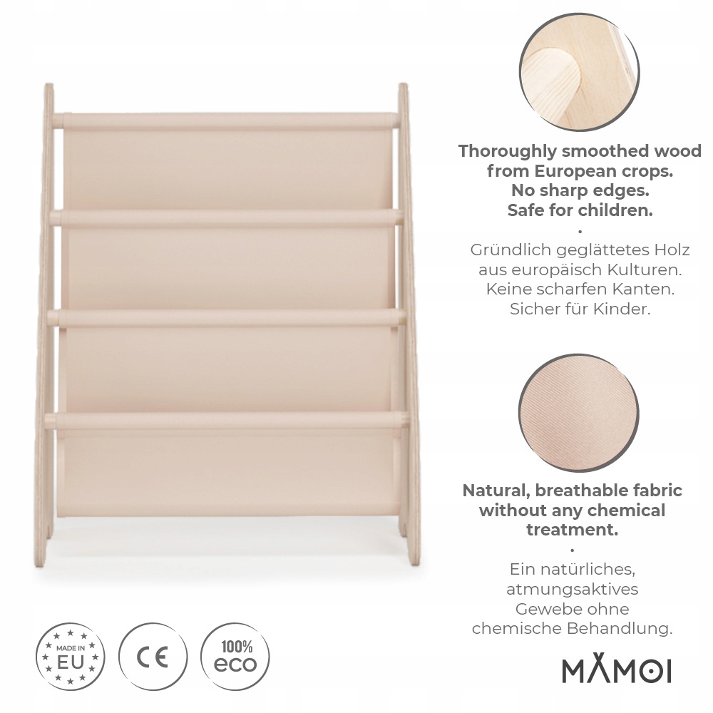 MAMOI Polica na detské knihy Značka iná