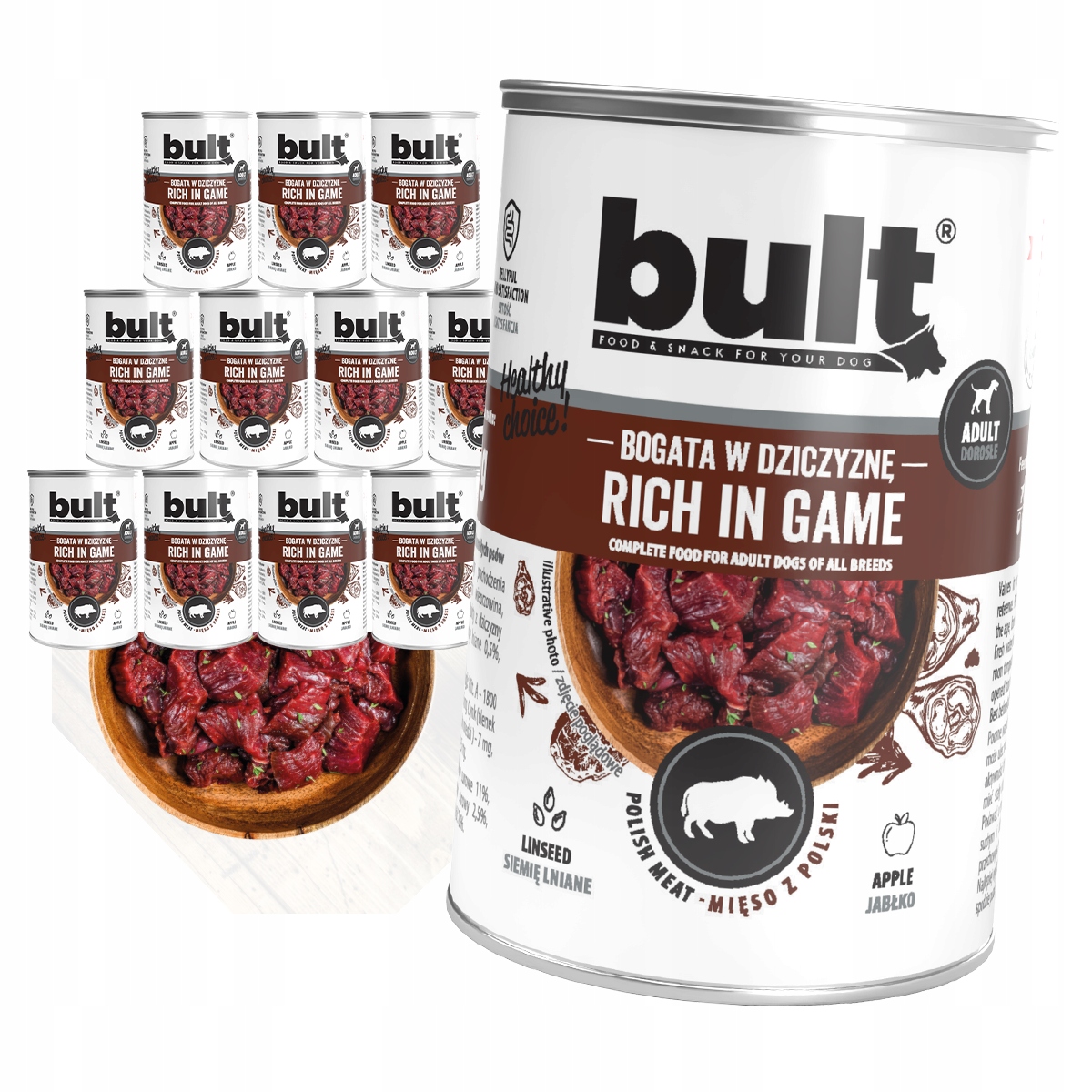 Levně Bult Plechovka Bohatá Na Venture 400G 12 Ks