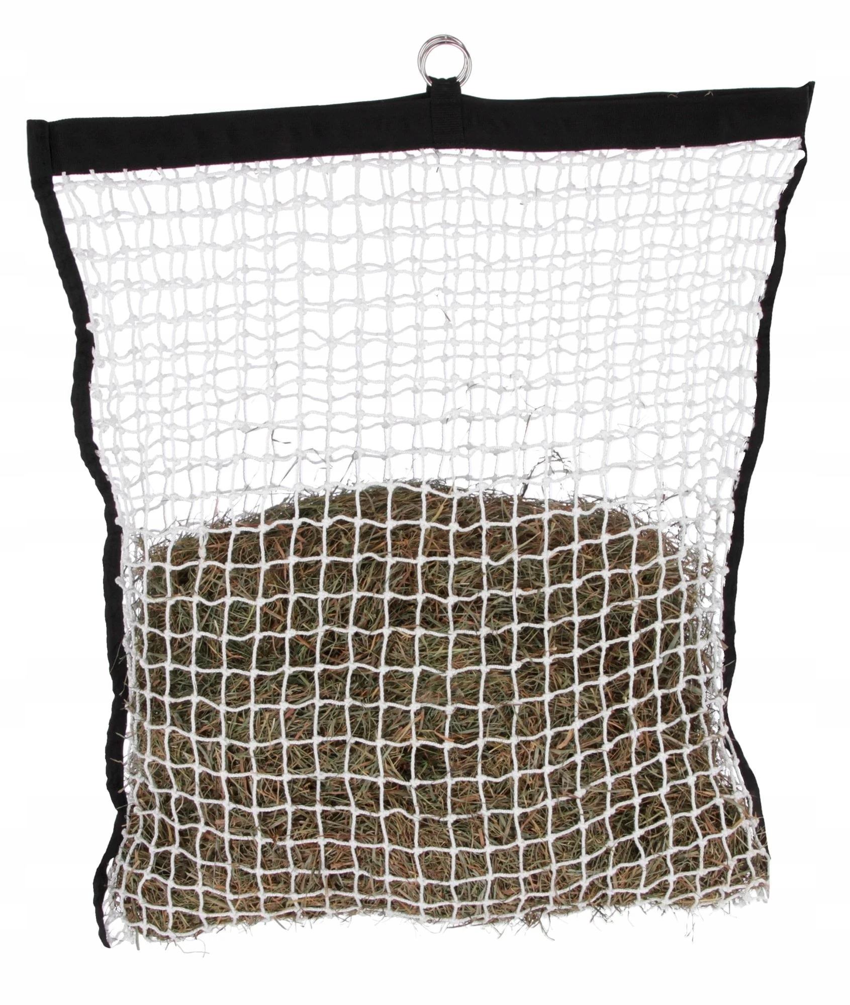 Siatka na siano dla koni Kerbl z listwą 83x83 wytrzymała biała