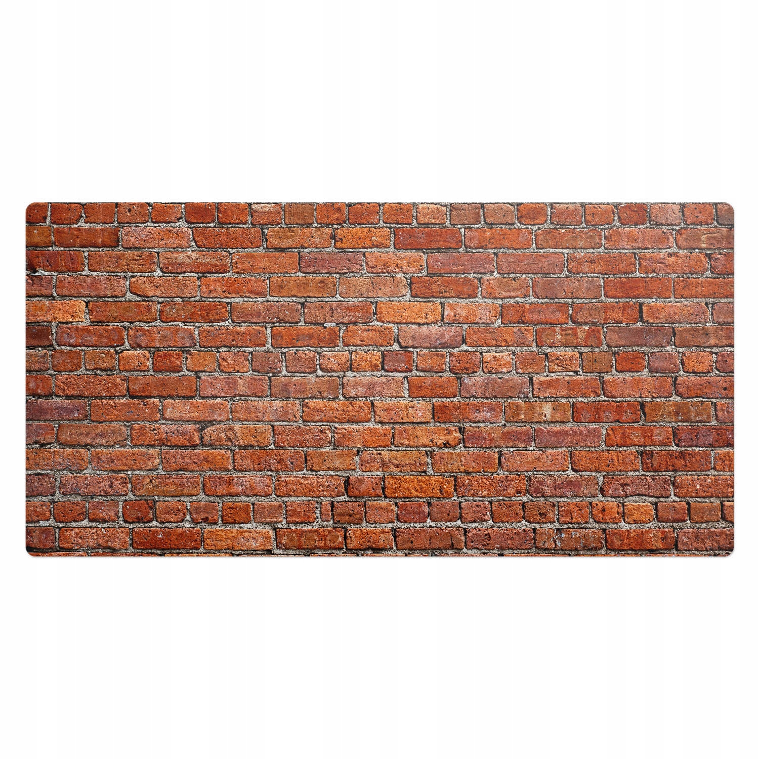 Protiskluzová ochranná podložka na psací stůl se vzorem Rustikální cihla 100 x 50 cm