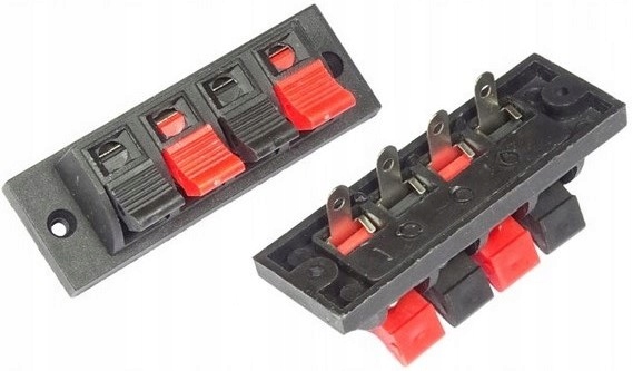

Terminal Głośnikowy Poczwórny 69x24mm (51x20mm)