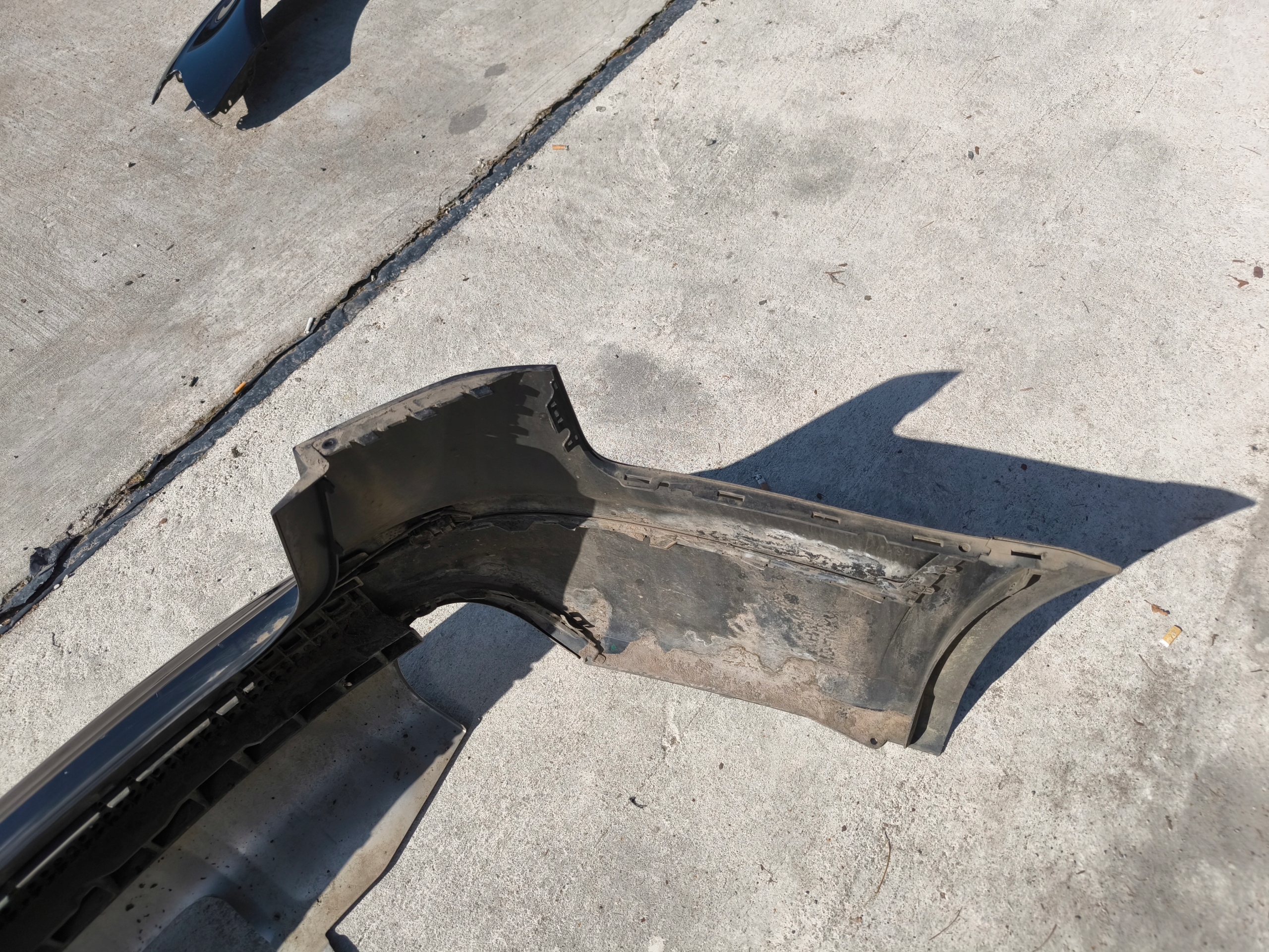 bumper rear part AUDI A6 C7 ALLROAD LZ9Y PDC towing complete 2011-2015
