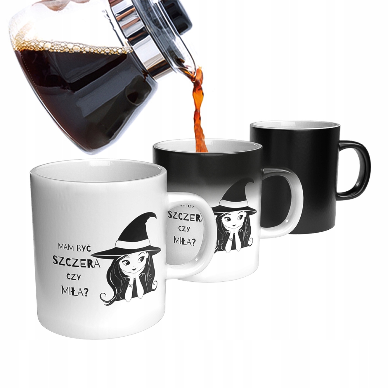 MAGICZNY KUBEK HUMOR DLA KOLEŻANKI DZIEWCZYNY KAWA Marka inna