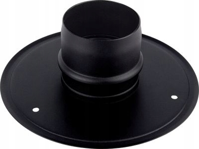Černá rozeta fi 100 mm ocel pelet kamna kotel Co