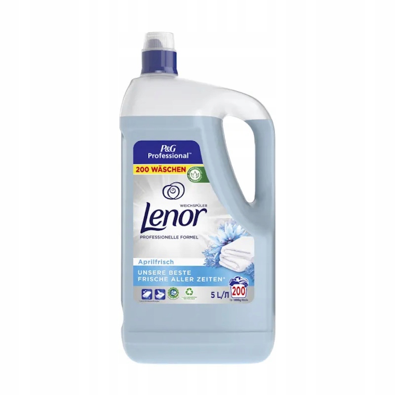 Levně Lenor Professional Linen Care Tekutá aviváž na oblečení, modrá 5 l