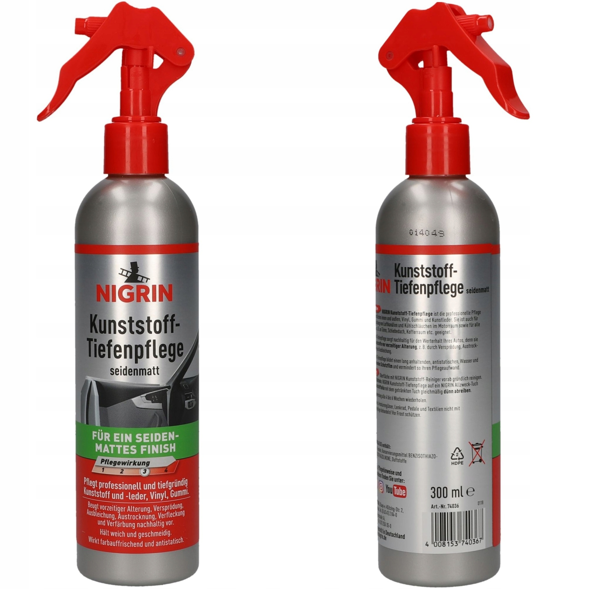 Nigrin Preparat do Renowacji Plastików Zewnętrznych i Wewnętrznych 300 ml