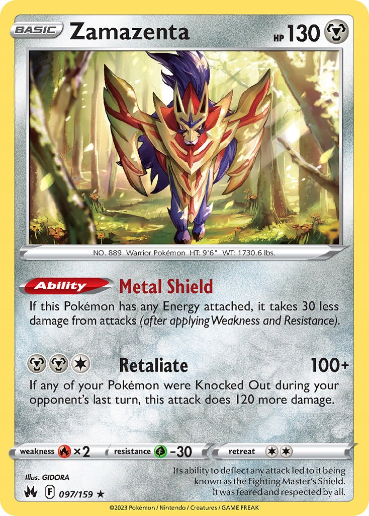 Pokemon Crown Zenith Zamazenta - Niska cena na Allegro