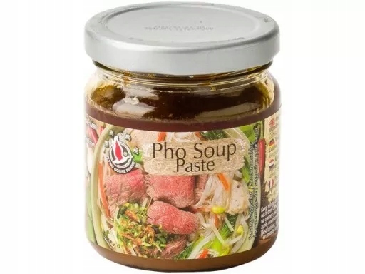 

Pasta do zupy z wołowiną Pho 195g Tajska