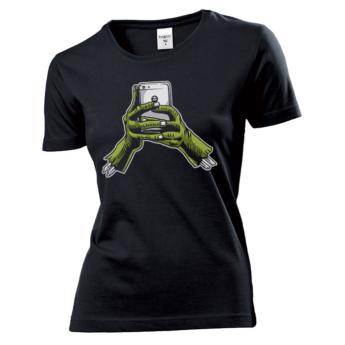 

Koszulka damska Zombie Smartphone c M