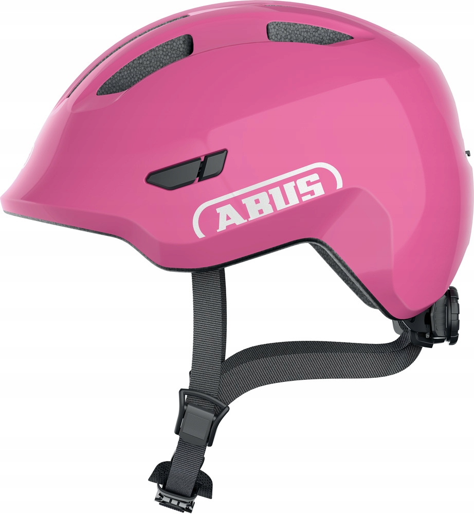 Kask rowerowy dziecięcy Abus Smiley 3.0 lśniący róż r. S (45-50 cm)