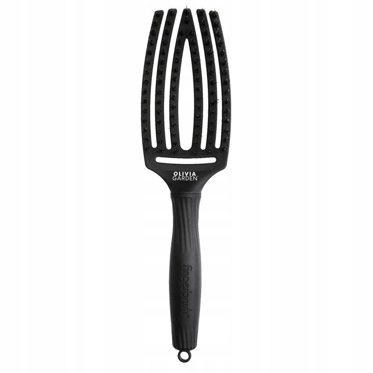 Olivia Garden Fingerbrush Combo kartáč na vlasy Full Black