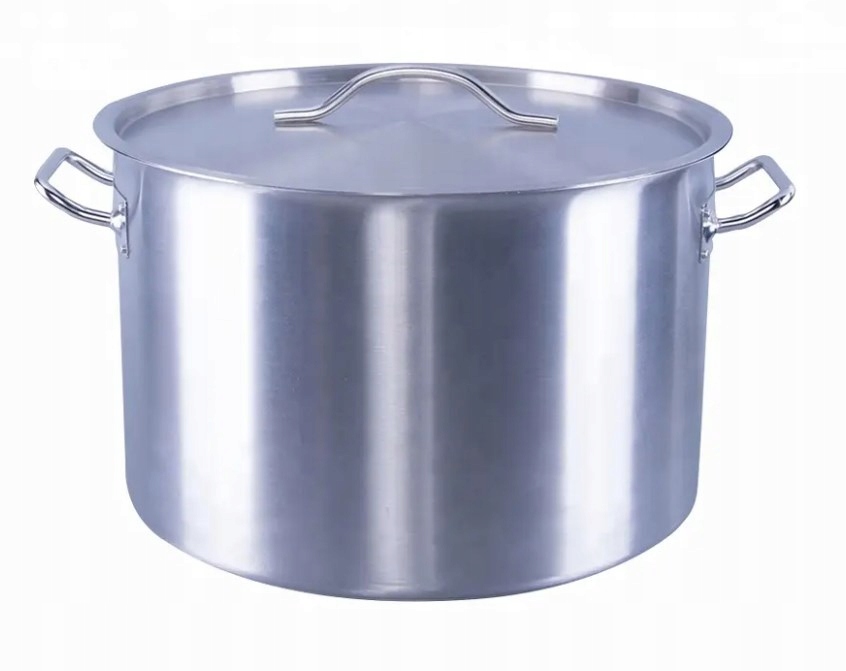 PROFESJONALNY GARNEK ŚREDNI 25L Z POKRYWĄ STAL NIERDZEW. ECO3232