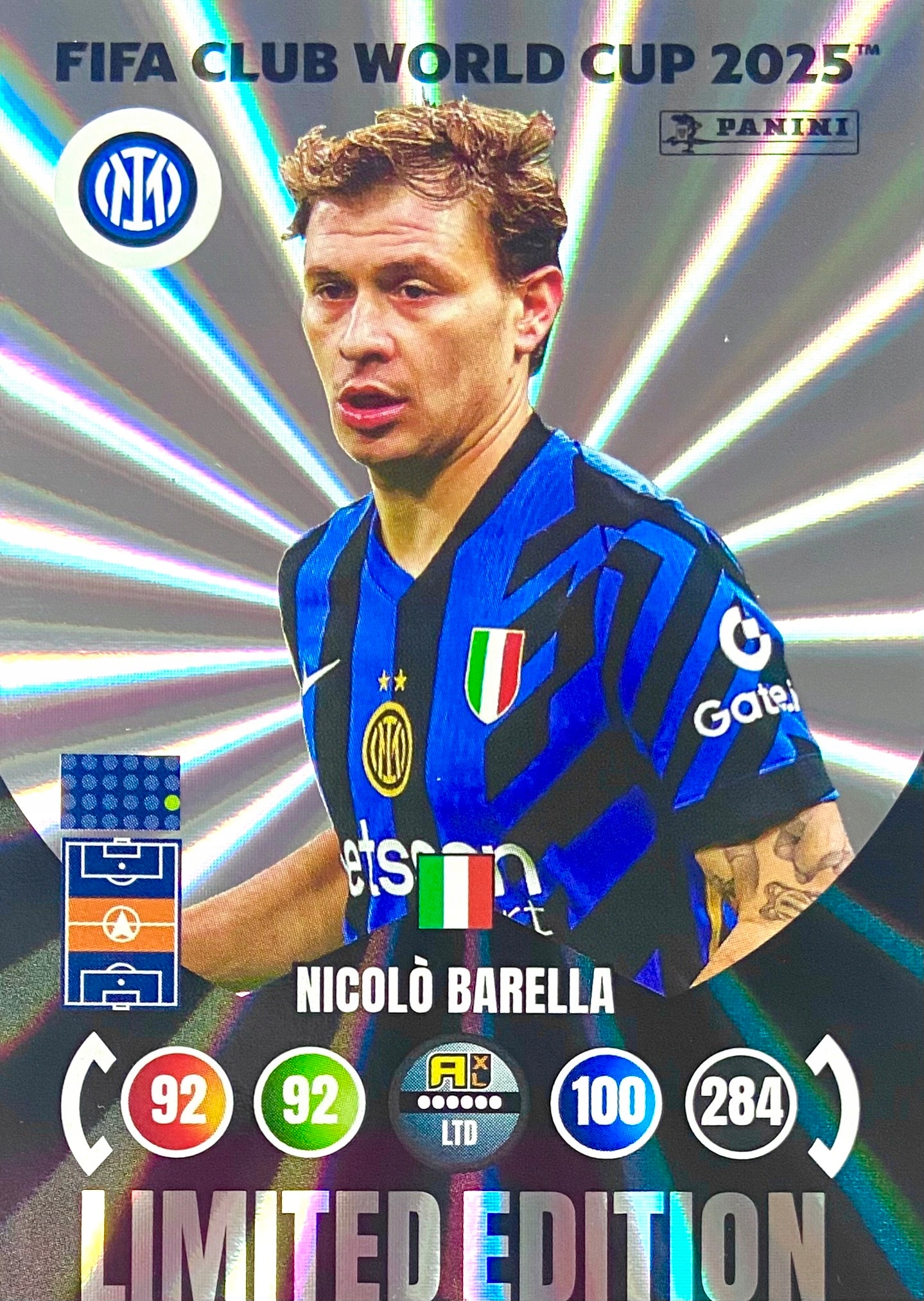 Fifa Club World Cup 2025 Limited Nicolo Barella Inter Mediolan