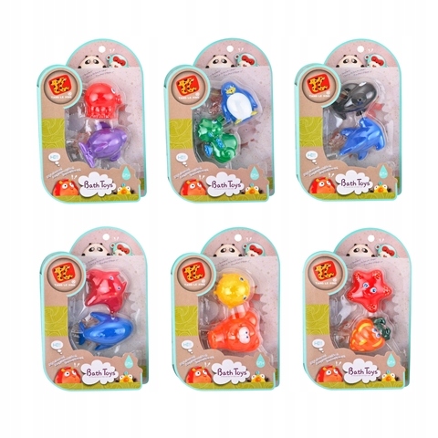 

Zwierzątka Morskie Gumowe Do Kąpieli 2 SZT/6 Wzoró