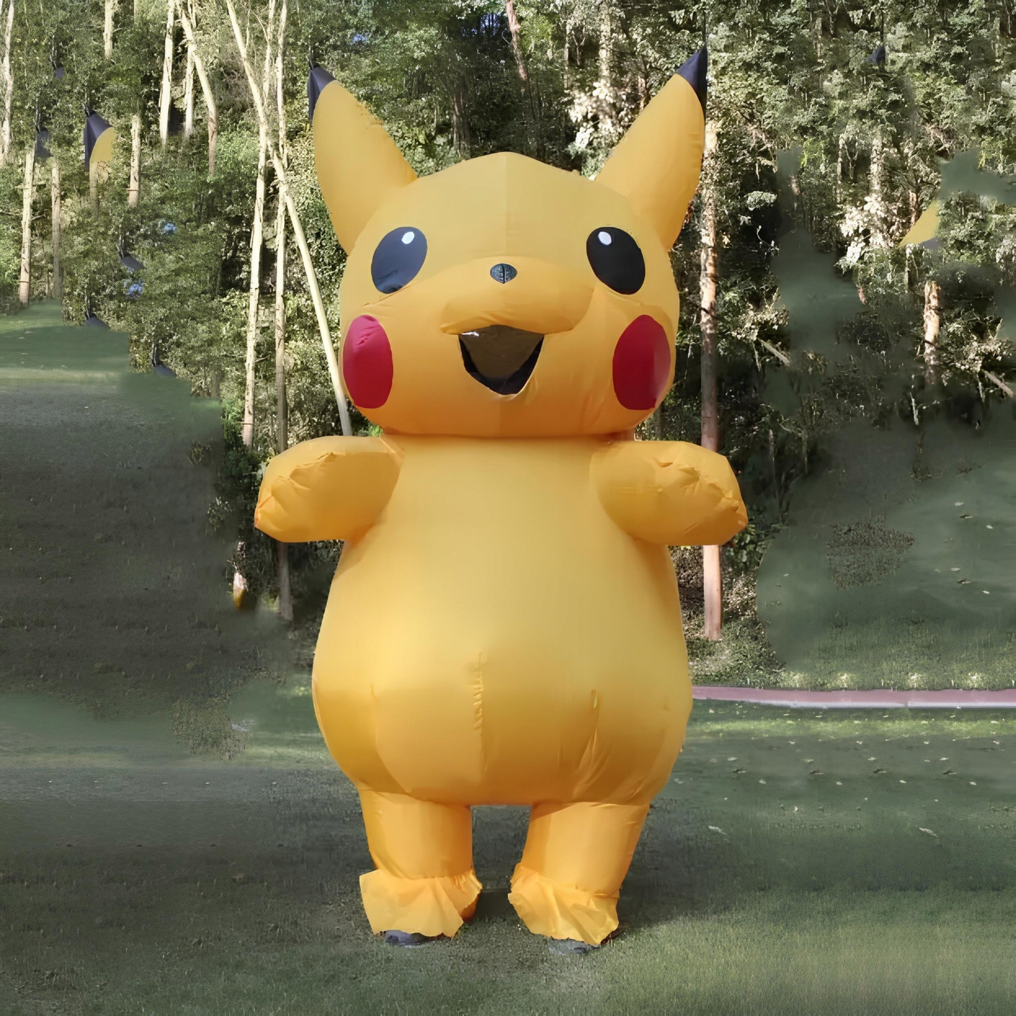 Kostým Pikachu Resteq nafukovací cosplay pro dospělé 150-190 cm